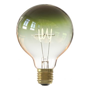 LED-hämardatav Filament-pirn G125 E27/4W/230V 1800K roheline
