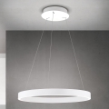 LED-hämardatav juhtmega rippvalgusti KOLK LED/60W/230V 2700/3000/4000K läbimõõduga 60 cm valge