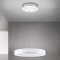 LED hämardatav kaabliga ripplühter KOLK LED/40W/230V 2700/3000/4000K läbimõõt 40 cm valge
