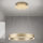 LED hämardatav kaabliga rippvalgusti KOLK LED/40W/230V 2700/3000/4000K läbimõõt 40 cm kuldne