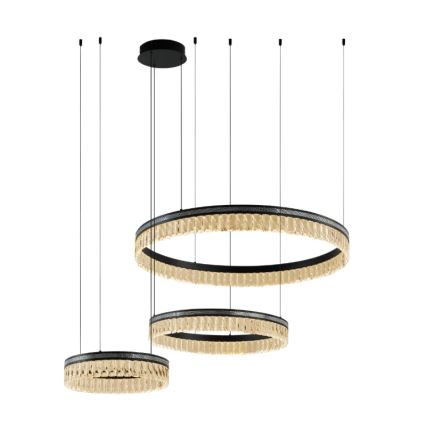 Hämardatav LED-kristall-lühter kaablil THALIA LED/120W/230V 3000-6000K + kaugjuhtimispult
