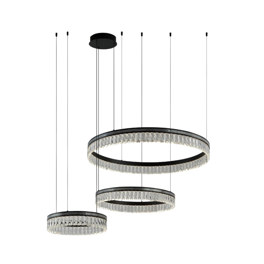 Hämardatav LED-kristall-lühter kaablil THALIA LED/120W/230V 3000-6000K + kaugjuhtimispult