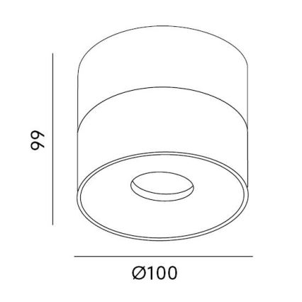 LED Hämardatav kohtvalgusti LAHTI LED/13,5W/230V 3000K CRI 90 must