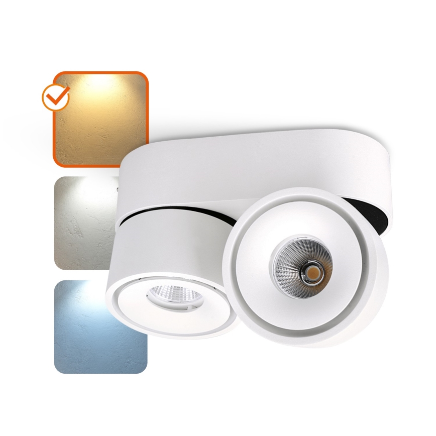 LED Hämardatav kohtvalgusti LAHTI MINI 2xLED/9W/230V 3000K CRI 90 valge