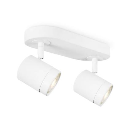 LED Hämardatav kohtvalgusti MANU 2xGU10/5,8W/230V valge