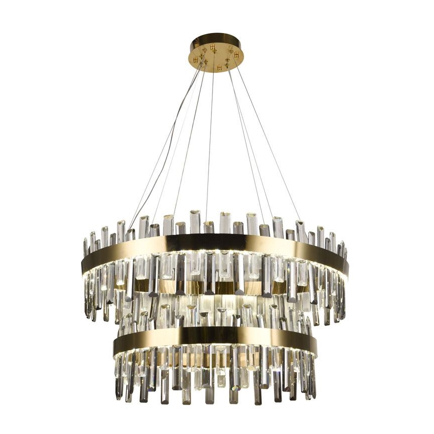 LED Hämardatav kristall-lühter LED/190W/230V 3000-6500K + kaugjuhtimispult