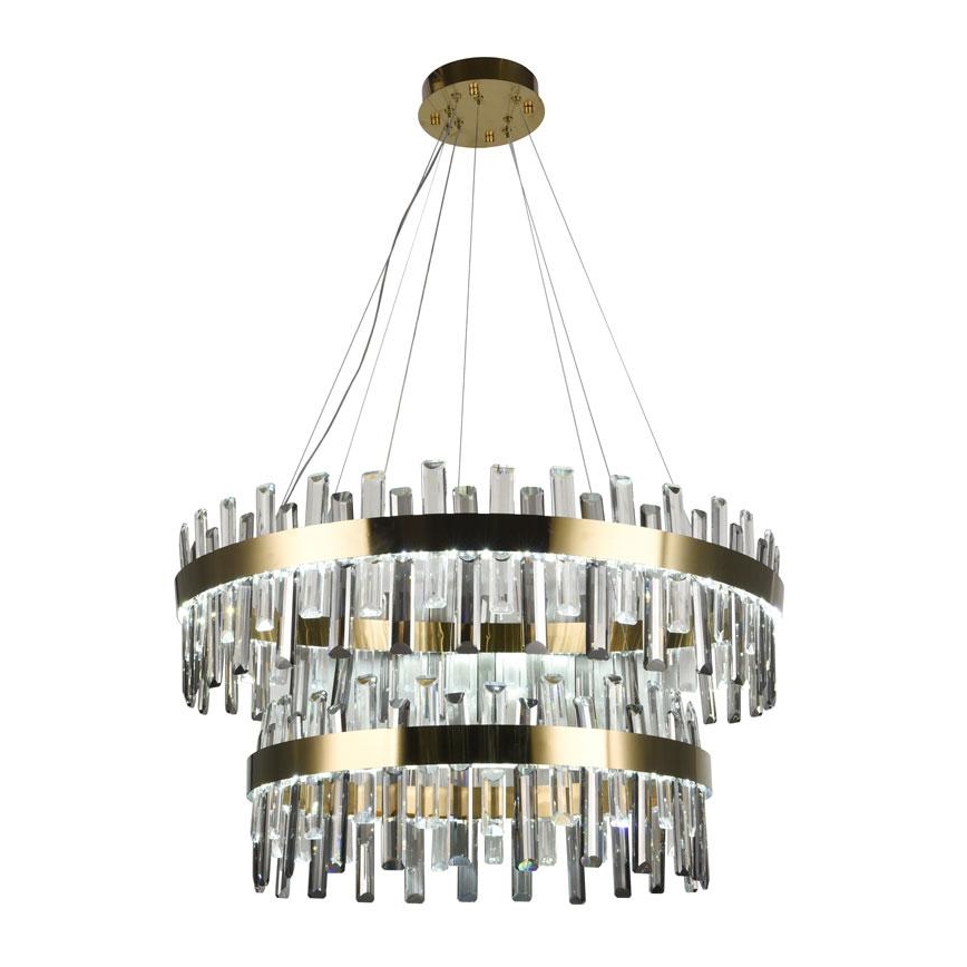LED Hämardatav kristall-lühter LED/190W/230V 3000-6500K + kaugjuhtimispult