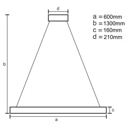 LED Hämardatav kristall-lühter LED/40W/230V 3000-6500K + kaugjuhtimispult