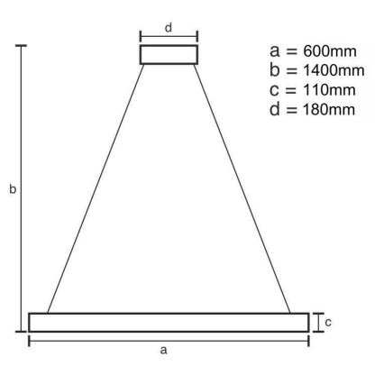 LED Hämardatav kristall-lühter LED/40W/230V 3000-6500K + kaugjuhtimispult