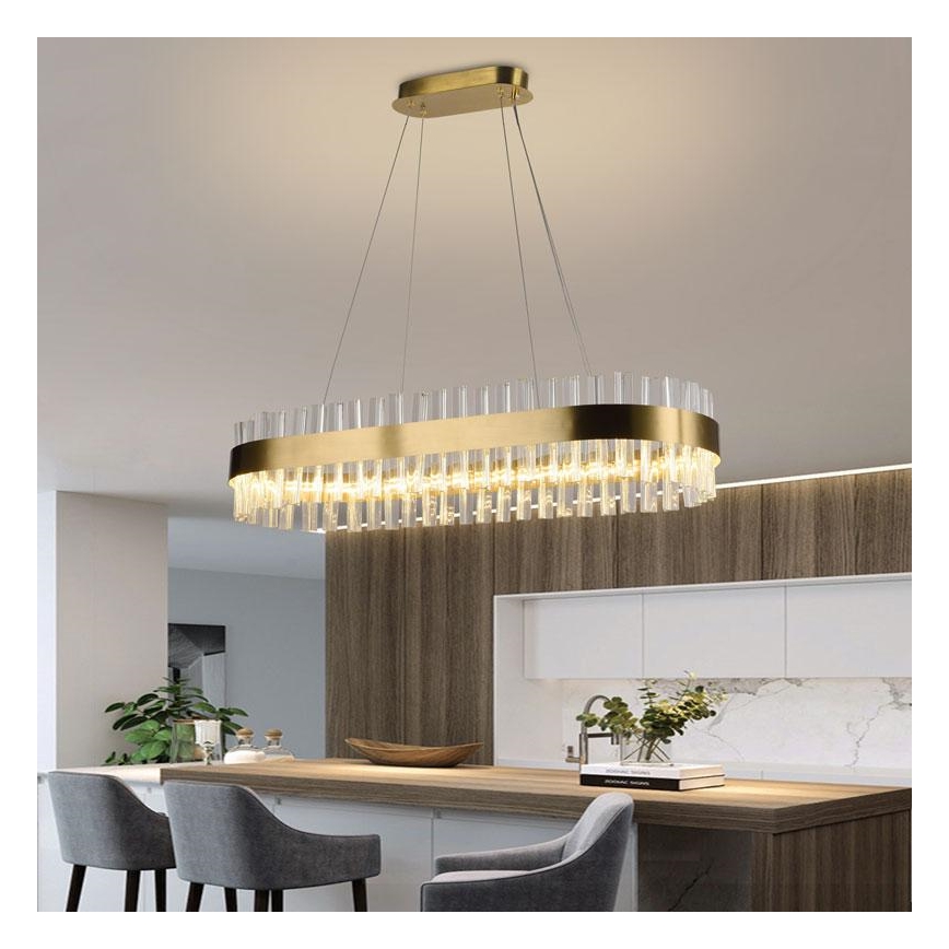 LED Hämardatav kristall-lühter LED/45W/230V 3000-6500K + kaugjuhtimispult