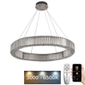 LED Hämardatav kristall-lühter LED/50W/230V 3000-6500K läikiv kroom + kaugjuhtimispult