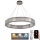 LED Hämardatav kristall-lühter LED/50W/230V 3000-6500K läikiv kroom + kaugjuhtimispult