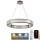 LED Hämardatav kristall-lühter LED/50W/230V 3000-6500K läikiv kroom + kaugjuhtimispult