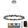LED Hämardatav kristall-lühter LED/55W/230V 3000-6500K läikiv kroom + kaugjuhtimispult