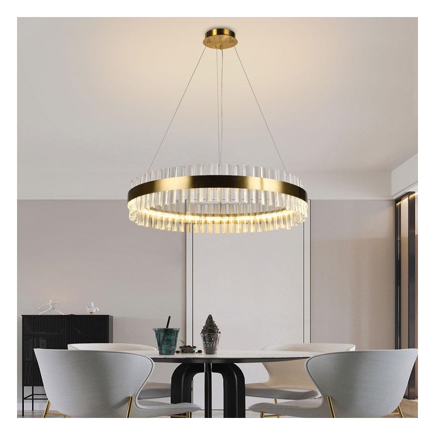 LED Hämardatav kristall-lühter LED/55W/230V + kaugjuhtimispult