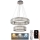LED Hämardatav kristall-lühter LED/65W/230V 3000-6500K läikiv kroom + kaugjuhtimispult