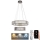 LED Hämardatav kristall-lühter LED/65W/230V 3000-6500K läikiv kroom + kaugjuhtimispult