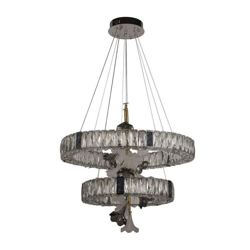 LED Hämardatav kristall-lühter LED/70W/230V 3000-6500K + kaugjuhtimispult