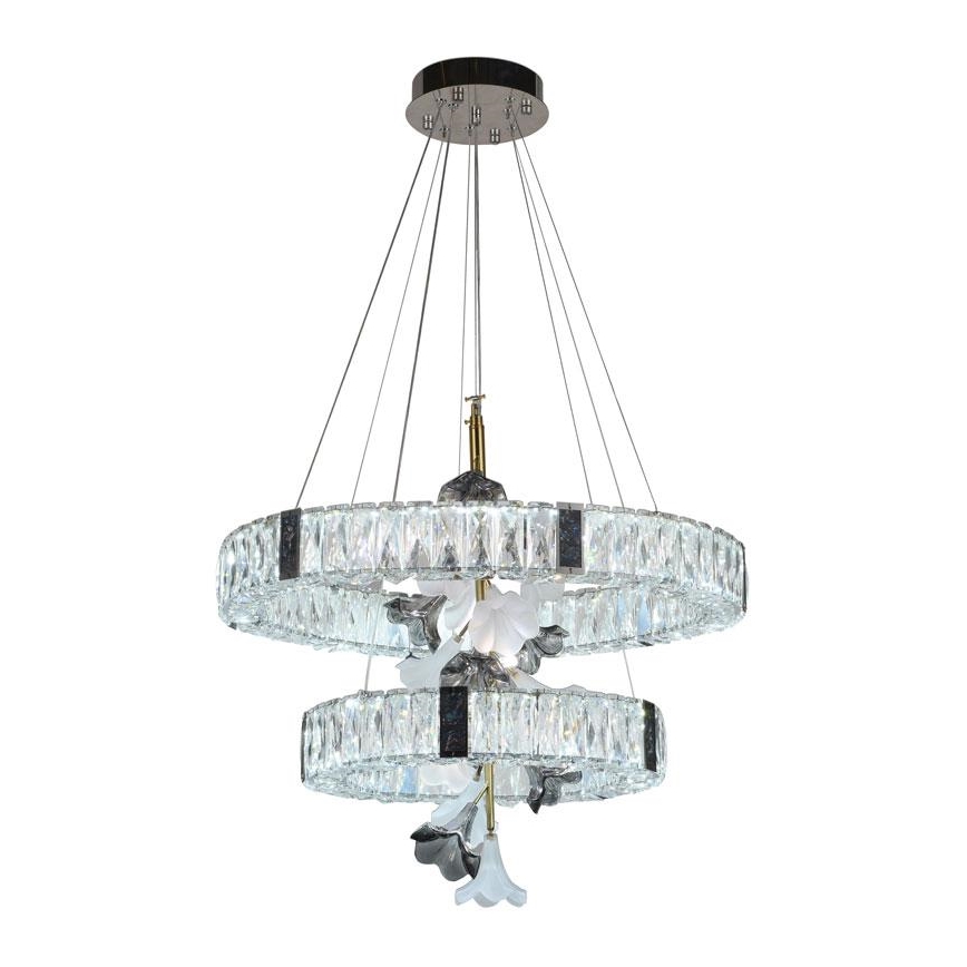 LED Hämardatav kristall-lühter LED/70W/230V 3000-6500K + kaugjuhtimispult