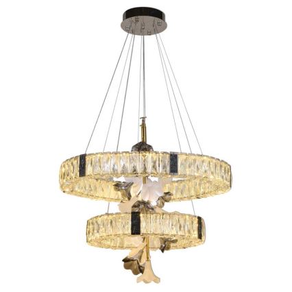 LED Hämardatav kristall-lühter LED/70W/230V 3000-6500K + kaugjuhtimispult