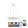 LED Hämardatav kristall-lühter LED/80W/230V 3000-6500K valge + kaugjuhtimispult