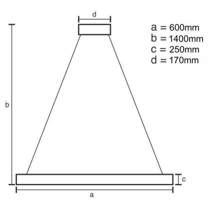 LED Hämardatav kristall-lühter LED/80W/230V 3000-6500K + kaugjuhtimispult