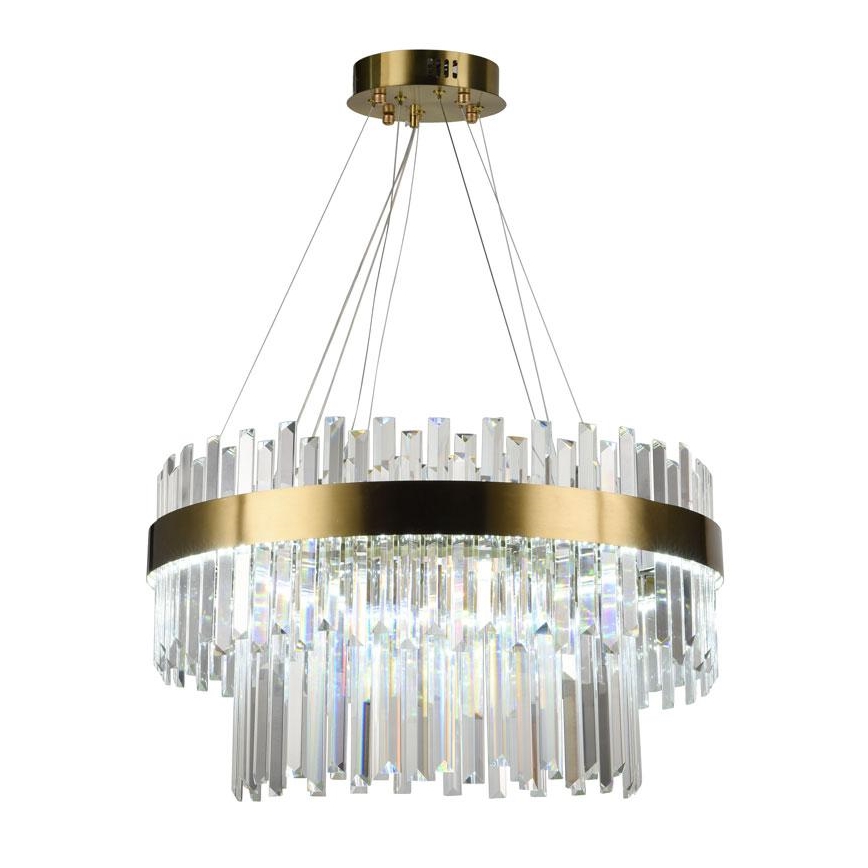 LED Hämardatav kristall-lühter LED/80W/230V 3000-6500K + kaugjuhtimispult