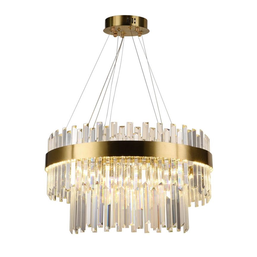 LED Hämardatav kristall-lühter LED/80W/230V 3000-6500K + kaugjuhtimispult