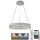 LED Hämardatav kristall lühter LED/90W/230V 3000-6500K valge + kaugjuhtimispult