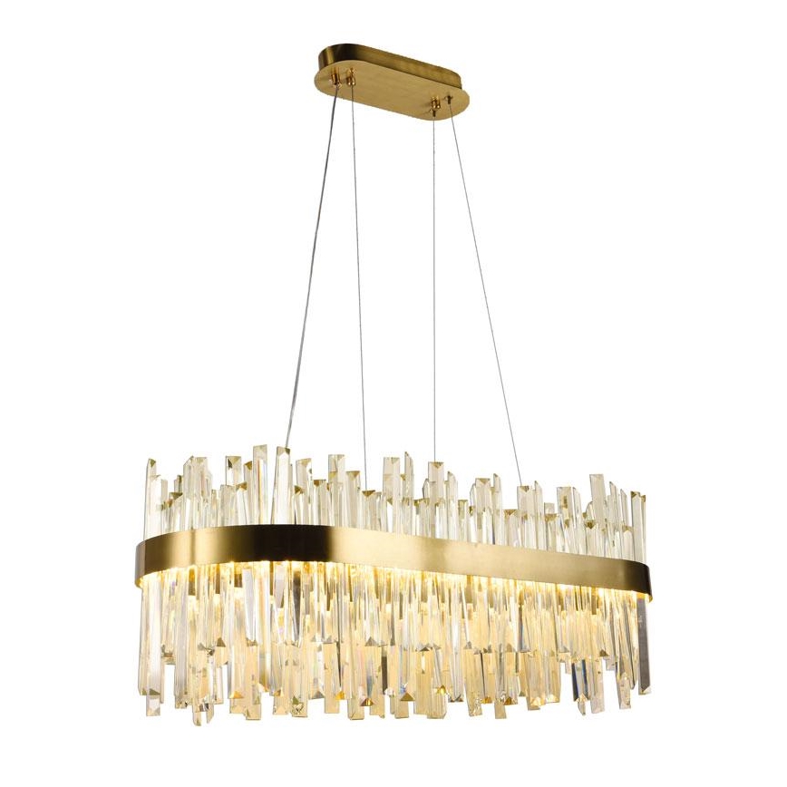 LED Hämardatav kristall-lühter LED/90W/230V 3000-6500K + kaugjuhtimispult