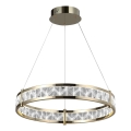 LED-hämardatav kristall-lüster kaabliga ENRIQUE LED/40W//230V 3000-6000K läbimõõt 60 cm + kaugjuhtimispult