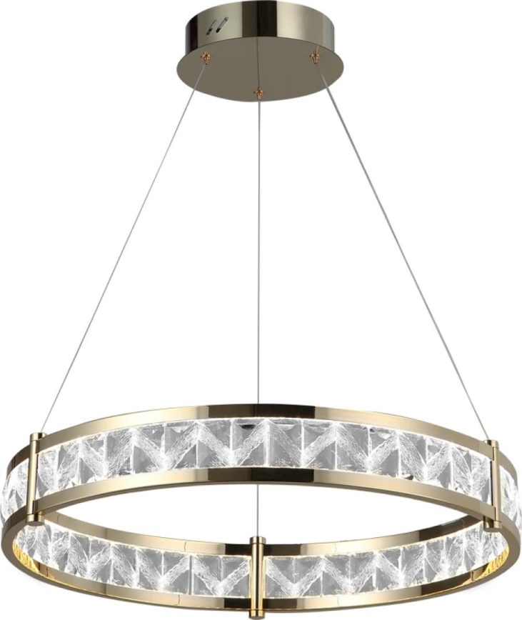 LED-hämardatav kristall-lüster kaabliga ENRIQUE LED/40W//230V 3000-6000K läbimõõt 60 cm + kaugjuhtimispult