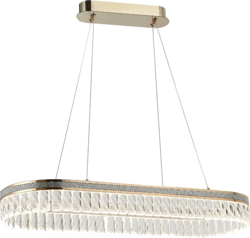 LED hämardatav kristallkroonlühter riputuskaabliga THALIA LED/50W/230V 3000-6000K + kaugjuhtimispult