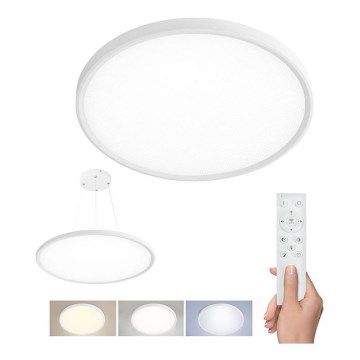 LED hämardatav lae pinnapealne rippvalgusti LED/50W/230V 3000-6500K + kaugjuhtimispult
