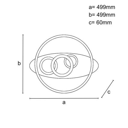 LED-hämardatav laelamp LED/105W/230V 3000-6500K + kaugjuhtimispuldiga