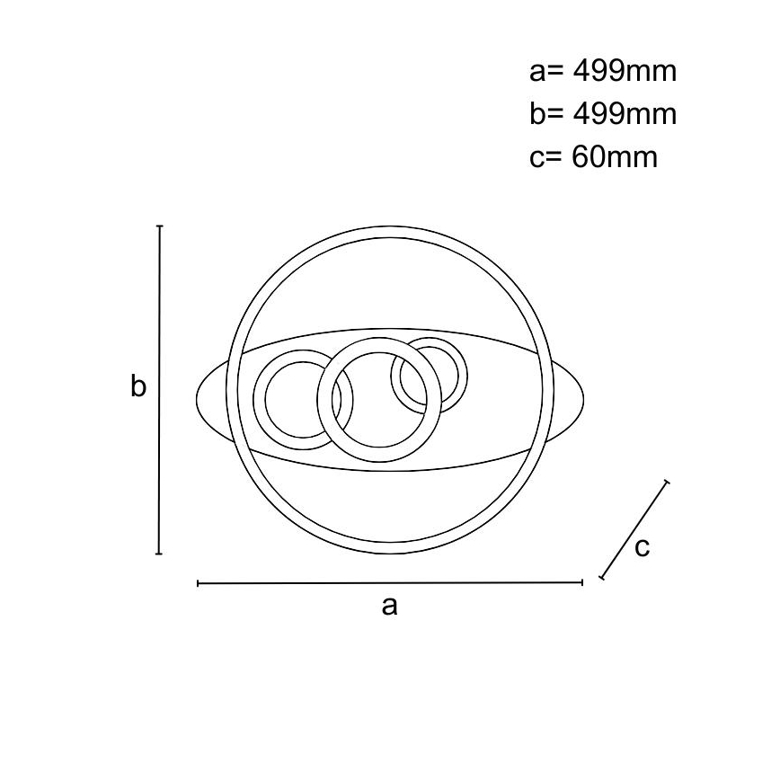 LED-hämardatav laelamp LED/105W/230V 3000-6500K + kaugjuhtimispuldiga