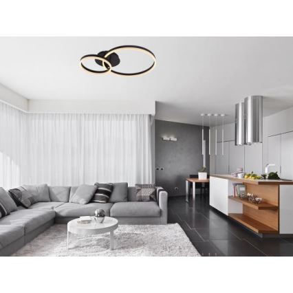 LED-hämardatav laelamp LED/55W/230V 3000-6500K + kaugjuhtimispult