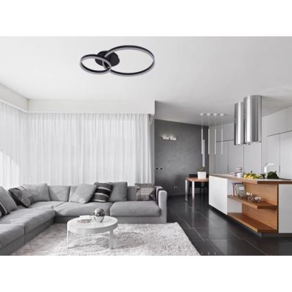 LED-hämardatav laelamp LED/55W/230V 3000-6500K + kaugjuhtimispult