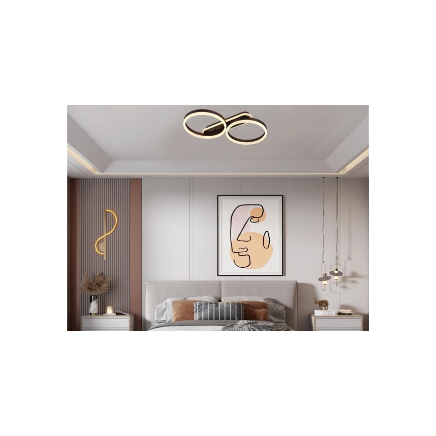 LED hämardatav laelamp LED/60W/230V 3000-6500K + kaugjuhtimispult