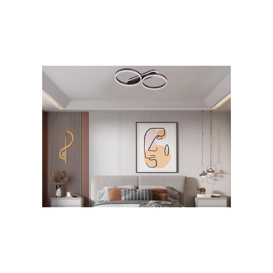 LED hämardatav laelamp LED/60W/230V 3000-6500K + kaugjuhtimispult