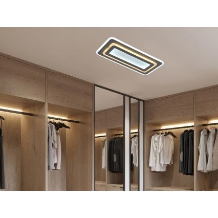 LED-hämardatav laelamp LED/85W/230V 3000-6500K hall + kaugjuhtimispult