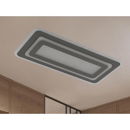 LED-hämardatav laelamp LED/85W/230V 3000-6500K hall + kaugjuhtimispult