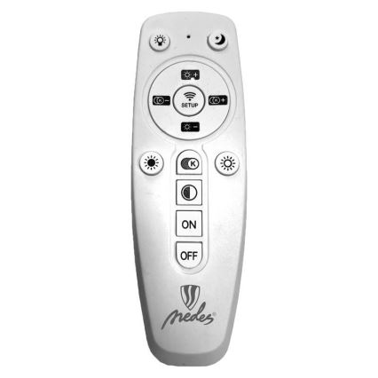 LED-hämardatav laelamp LED/85W/230V 3000-6500K hall + kaugjuhtimispult