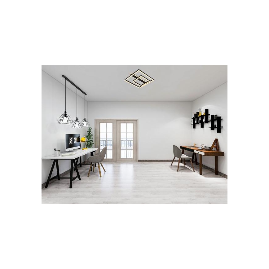 LED-hämardatav laelamp LED/95W/230V 3000-6500K + kaugjuhtimispult
