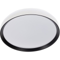 LED hämardatav laelamp LIXAN LED/47W/230V 3000-6500K läbimõõt 38,6 cm valge/must + kaugjuhtimispult