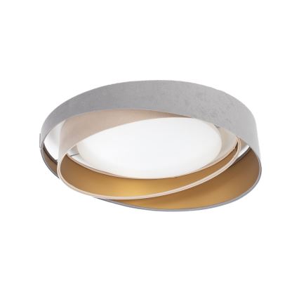 Hämardatav laelamp SMART GALAXY MODERN LED/24W/230V 3000–6500K läbimõõt 55 cm hall/beež/kuldne + kaugjuhtimispult