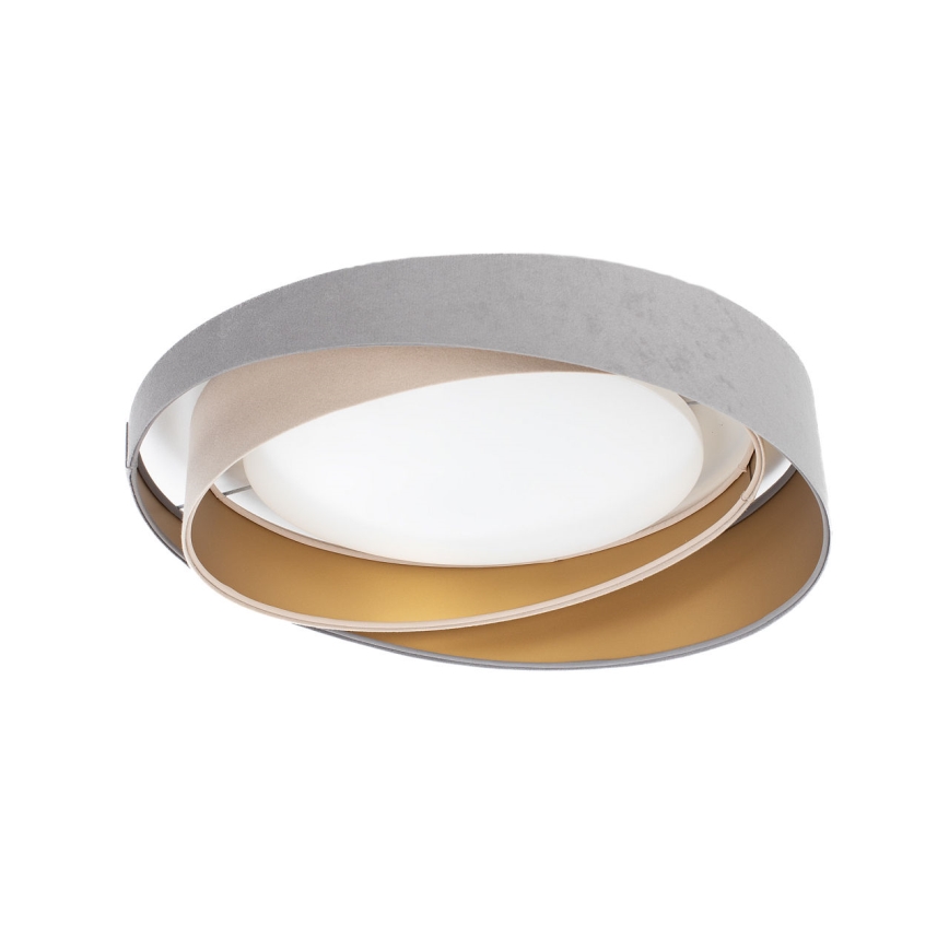 Hämardatav laelamp SMART GALAXY MODERN LED/24W/230V 3000–6500K läbimõõt 55 cm hall/beež/kuldne + kaugjuhtimispult
