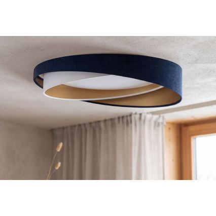 Hämardatav LED-laelamp SMART GALAXY MODERN LED/24W/230V 3000-6500K läbimõõt 55 cm sinine/valge/kuldne + kaugjuhtimispult