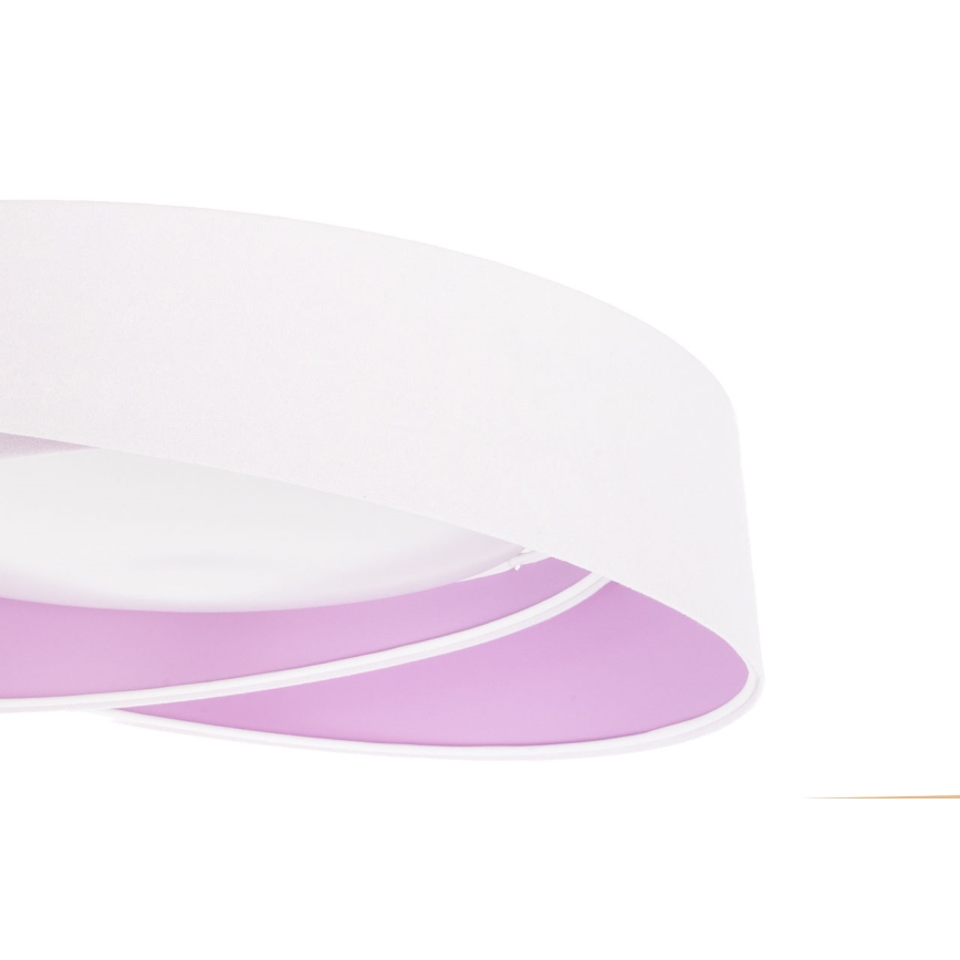 Hämardatav laelamp SMART GALAXY MODERN LED/24W/230V 3000-6500K läbimõõt 55 cm valge/lilla + kaugjuhtimispult