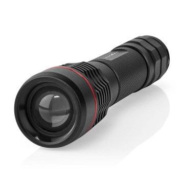 LED hämardatav laetav alumiiniumist taskulamp LED/10W/5V 2200 mAh IPX7 must